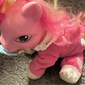 Baby pony with pacifier